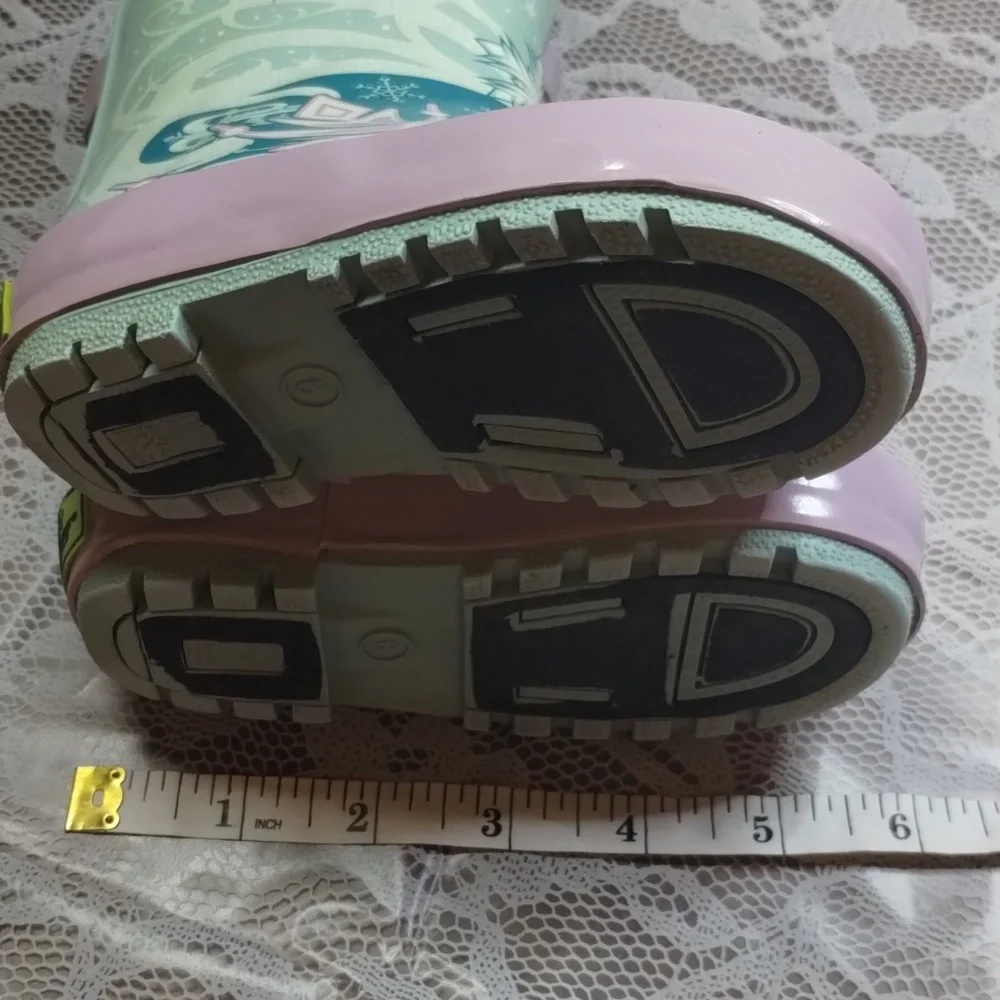Disney Frozen Rain Boots Size US 6